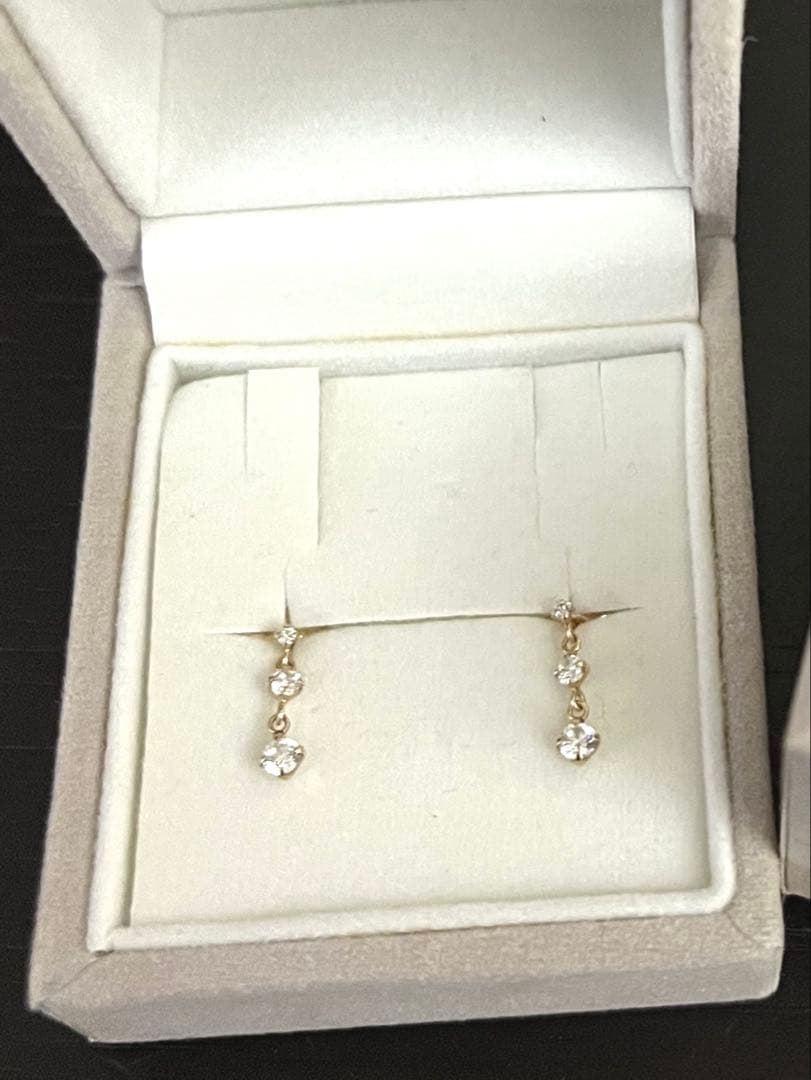 【最終値下げ】ヴァンドーム青山　ピアス　ダイアモンド　ピンクゴールド　【箱あり】