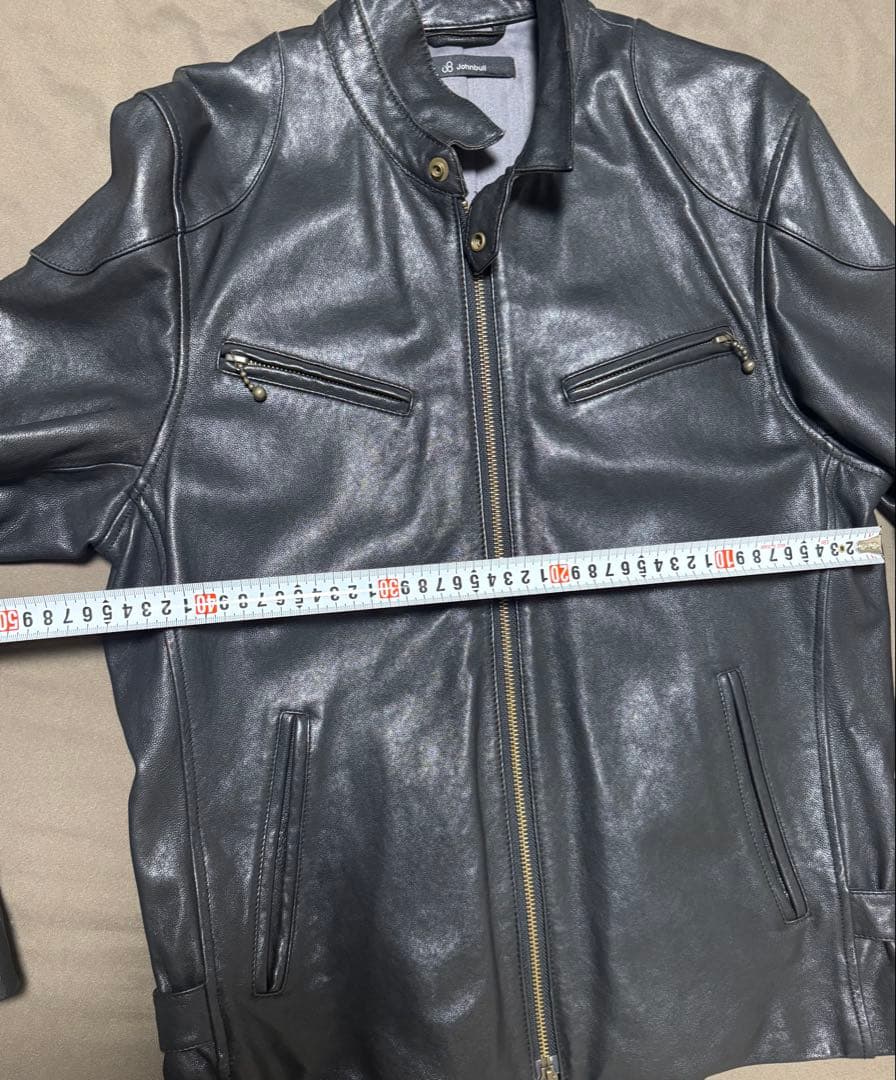 ジョンブル johnbull シングル ライダースジャケット 革ジャン