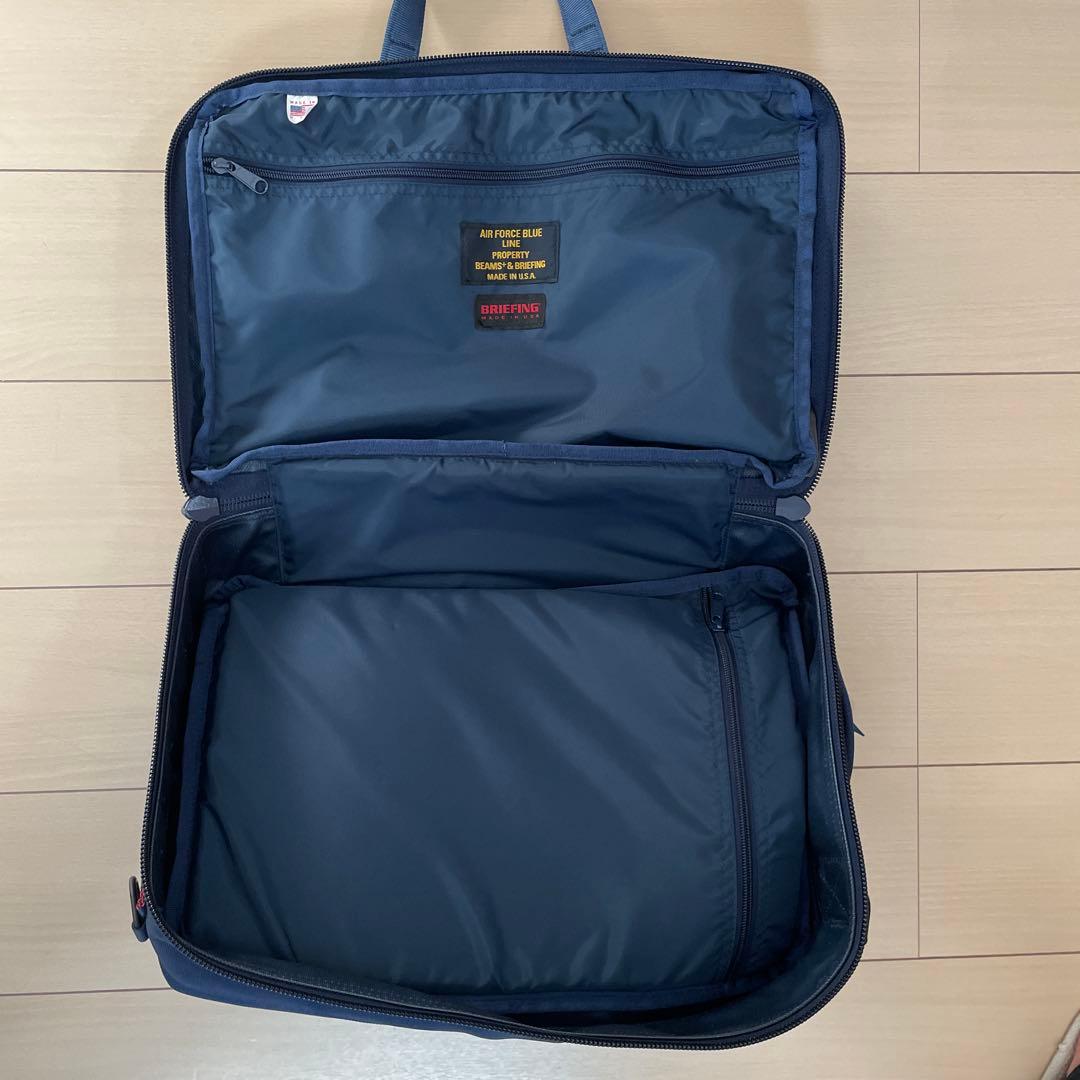 【美品】BRIEFINGブリーフィング BEAMS PLUS別注3WAYブルー