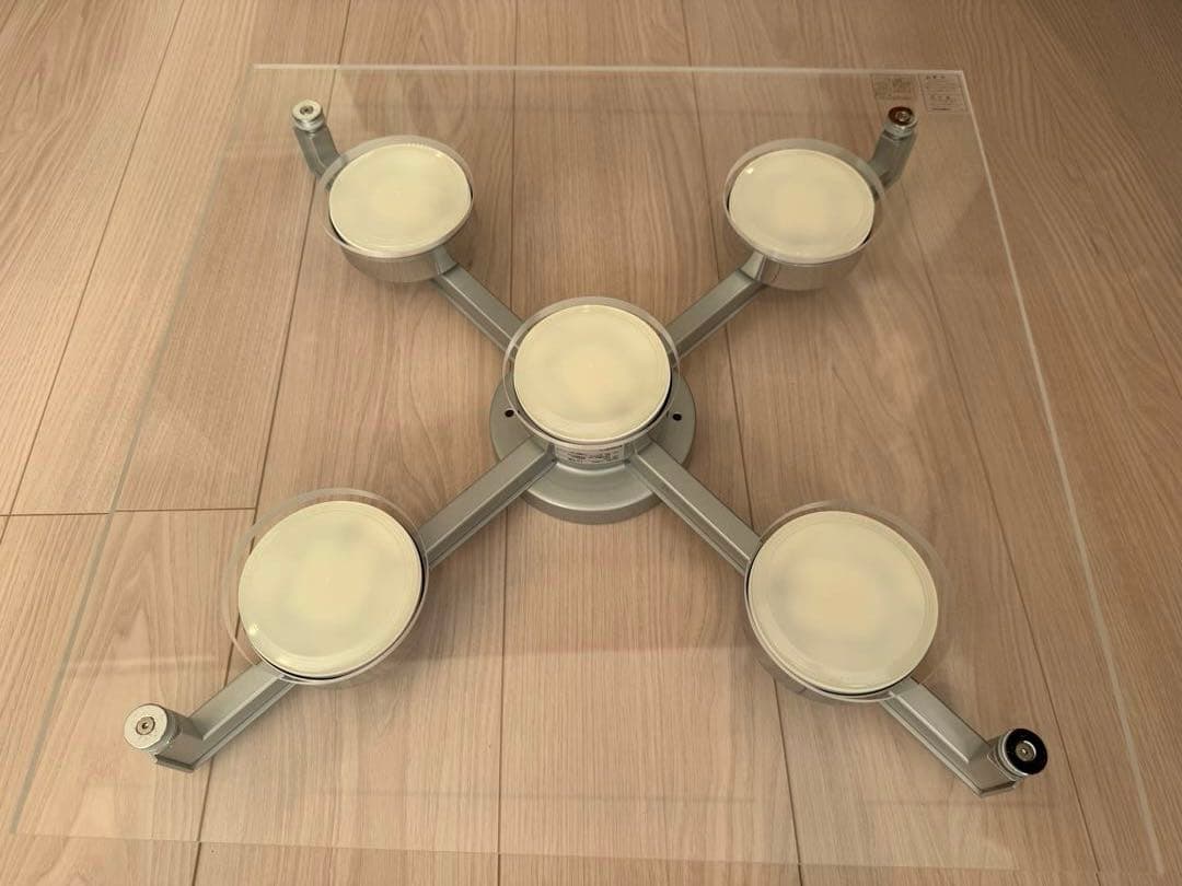 YAMAGIWA(ヤマギワ) P-FLAT シーリングライト クリア 5灯