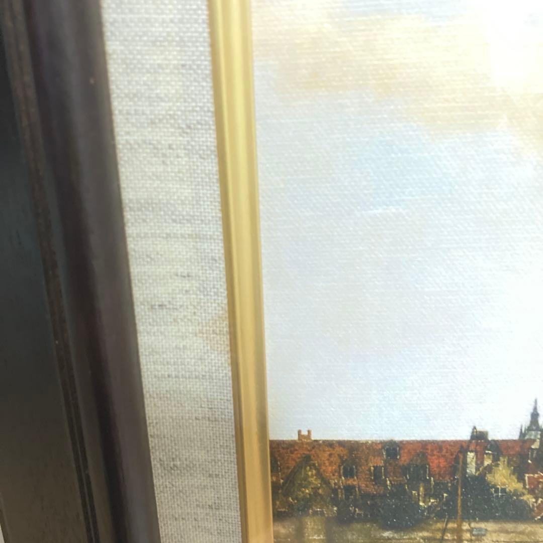 フェルメール　デルフトの眺望複製画