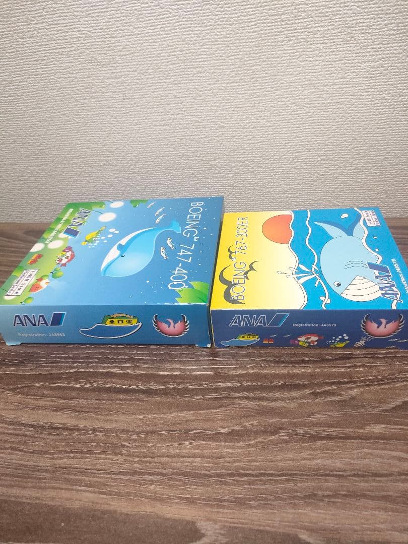希少　金属製　ANA　ボーイング　767-300ER　747-400　２点まとめ