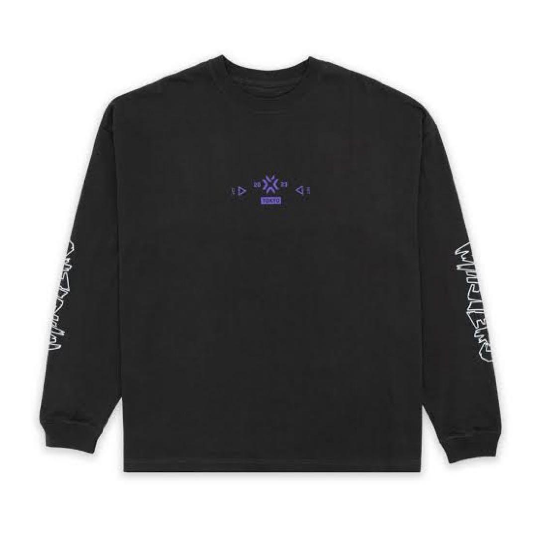 [ぶどう]VALORANT ロングスリーブTシャツ ダークグレー