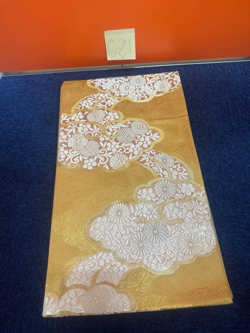 2700 袋帯 古代彫金紋 西陣織 金糸　高級上質上品　約440cm 未使用