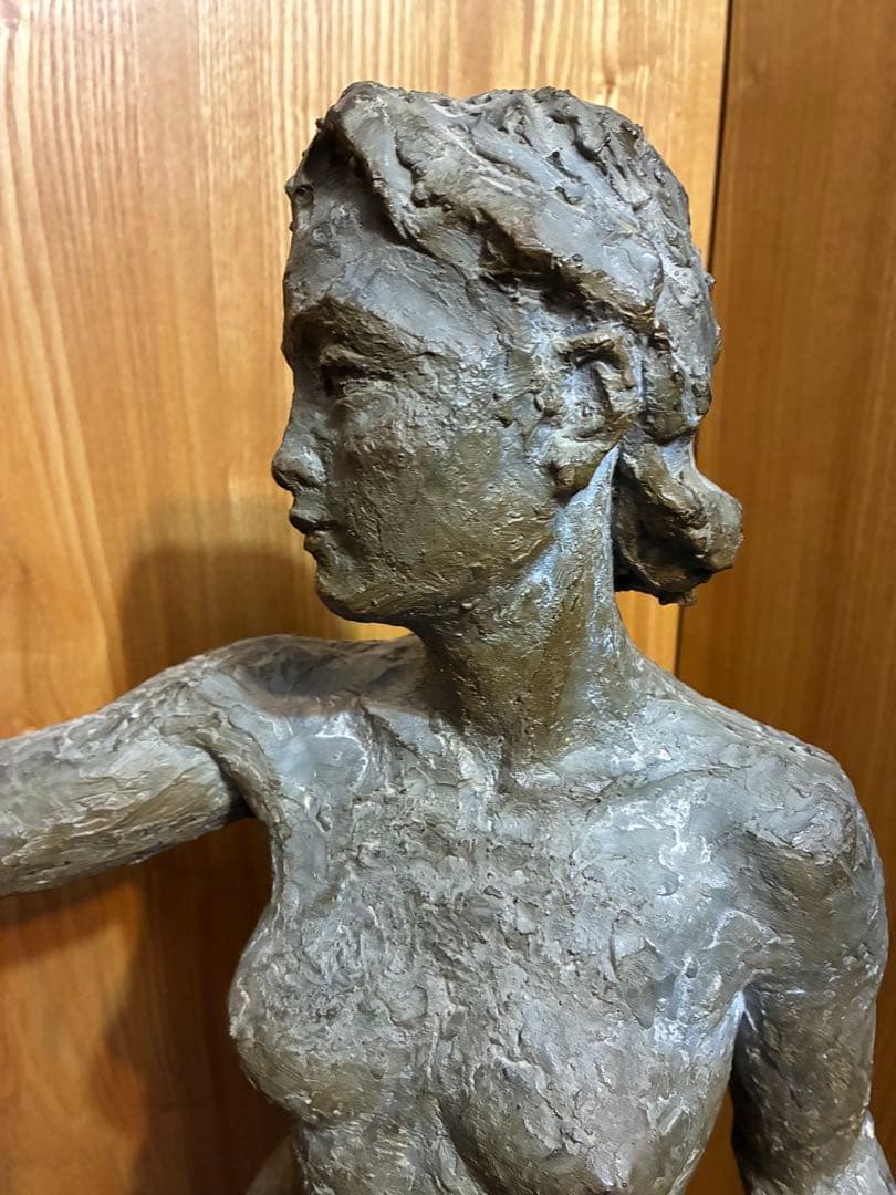 裸婦像　銅像　芸術　美術品　石田康夫　アンティーク　家具　彫刻　オブジェ