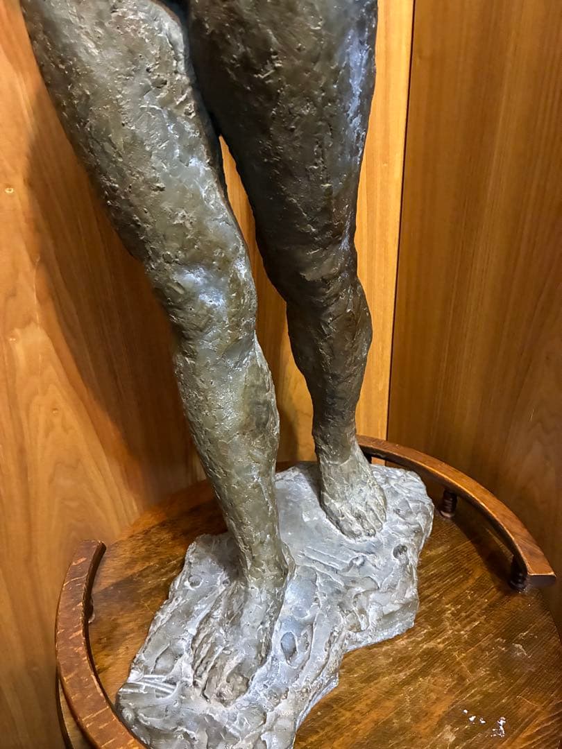 裸婦像　銅像　芸術　美術品　石田康夫　アンティーク　家具　彫刻　オブジェ