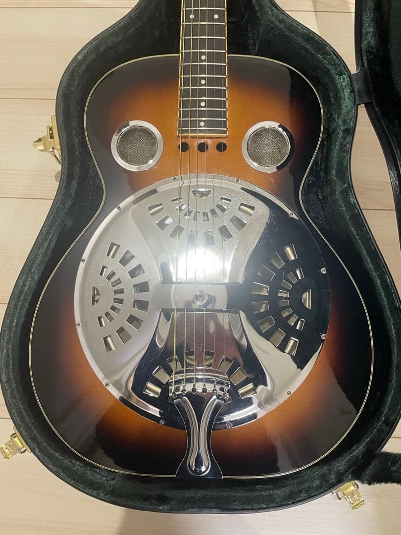 極美品　regal リゾネーターギター サンバースト ハードケース付き