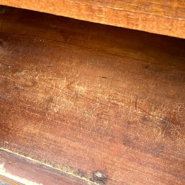 アンティーク　ミラー付きキャビネット　タンス　ワードローブ　大型　本棚