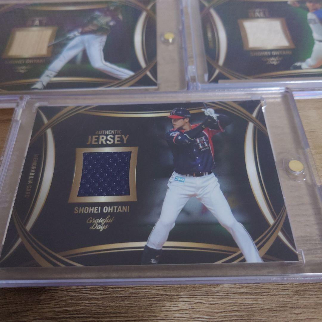 大谷翔平　プロ野球カード　ジャージカード　バットカード　日本ハムファイターズ