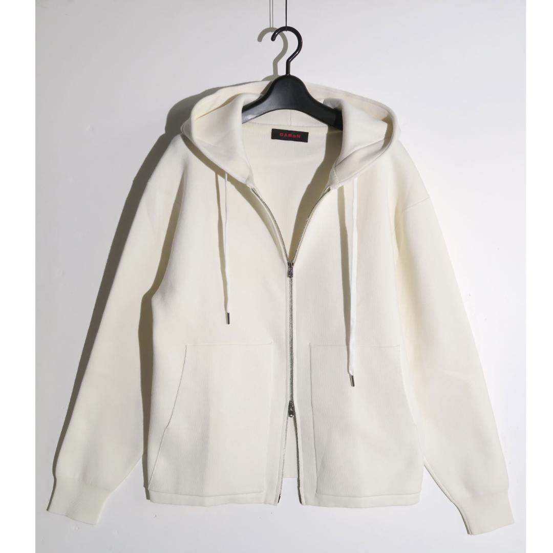 CABaN コットンカシミヤ ジップパーカ 定価49,500円 M キャバン