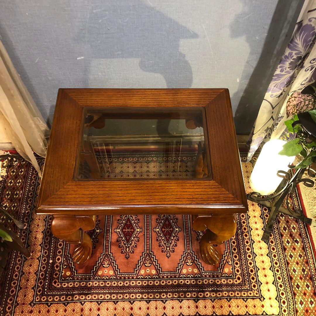 チルヴィンテージ US アンティーク　ネストテーブル　バラ売り可　猫脚