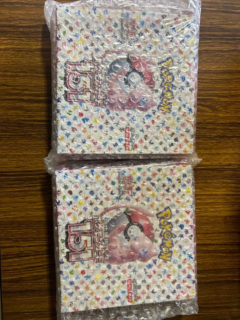 151BOXシュリンク有り　未開封2BOX ポケモンカード