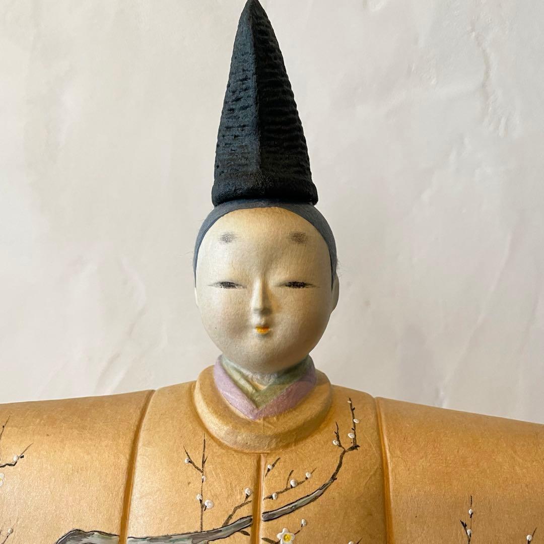 「希少」工芸作品　白鳳作　立雛　雛人形　室礼