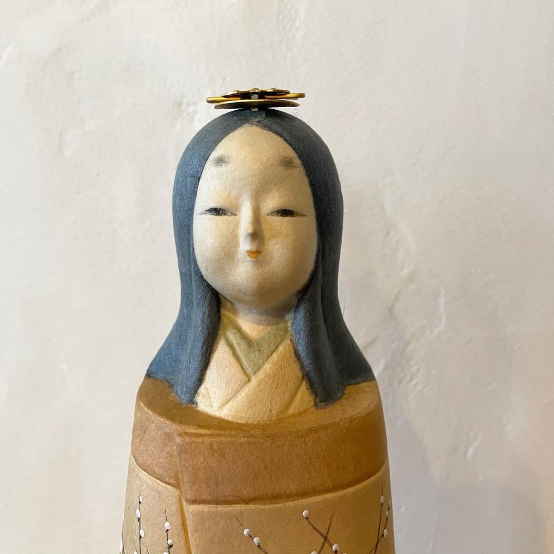 「希少」工芸作品　白鳳作　立雛　雛人形　室礼