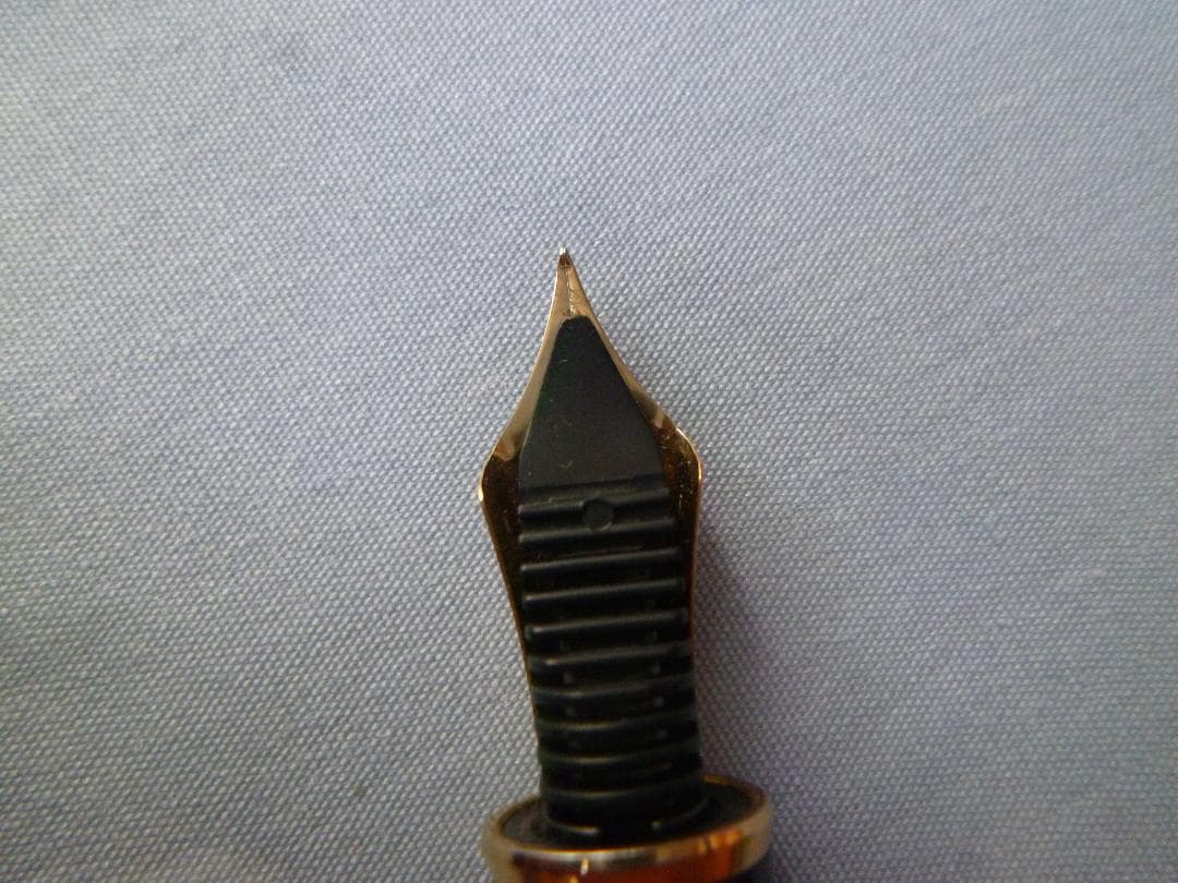 NAKAYA 中屋万年筆 万年筆 セルロイド 鼈甲（べっこう） 細軟