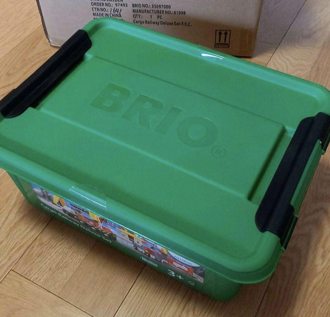 新品★未使用　BRIO ブリオ　カーゴレールデラックスセット　人気　木のオモチャ