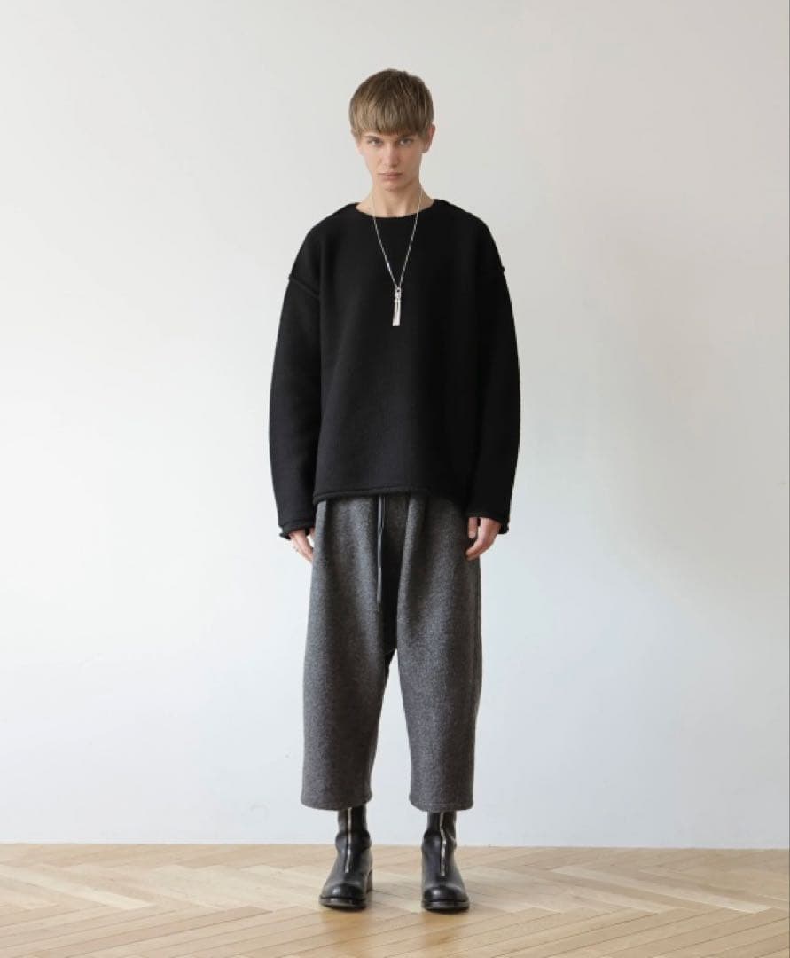 MB ULTIMATE FABRIC ウール縮繊サルエルパンツ グレー サイズS