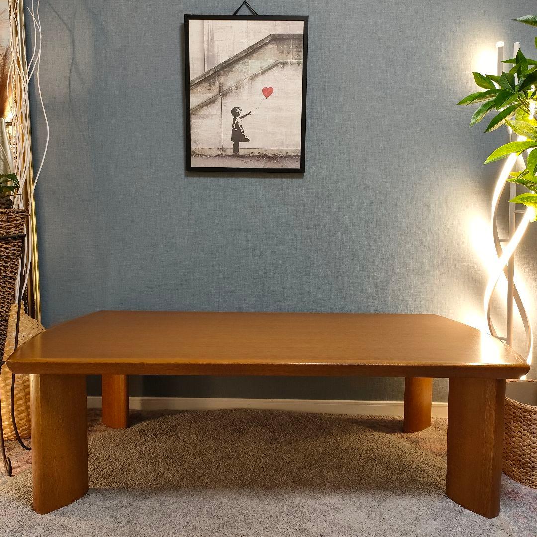 のーづ(nissin日進木工) 飛騨家具 オーク材 ローテーブル