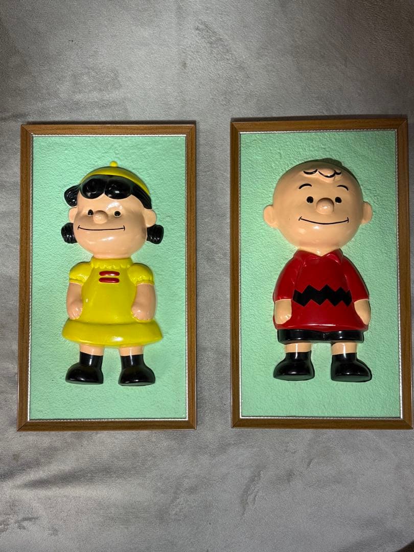 スヌーピー PEANUTS ルーシー 壁掛け ヴィンテージ