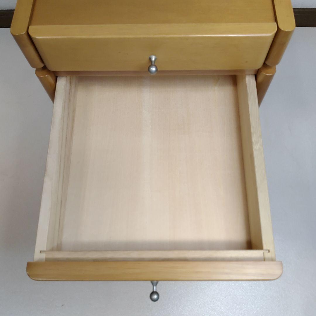 美品　Karimoku/カリモク　ナイトテーブル サイドテーブル　花台　電話台