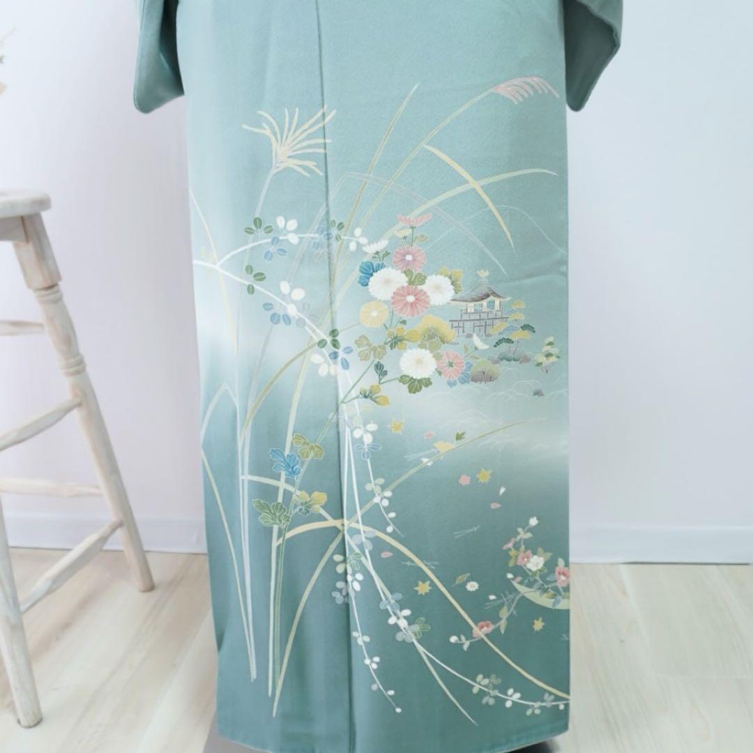 訪問着 フルセットa371B 七五三　入学式　お宮参り　結婚式　落款