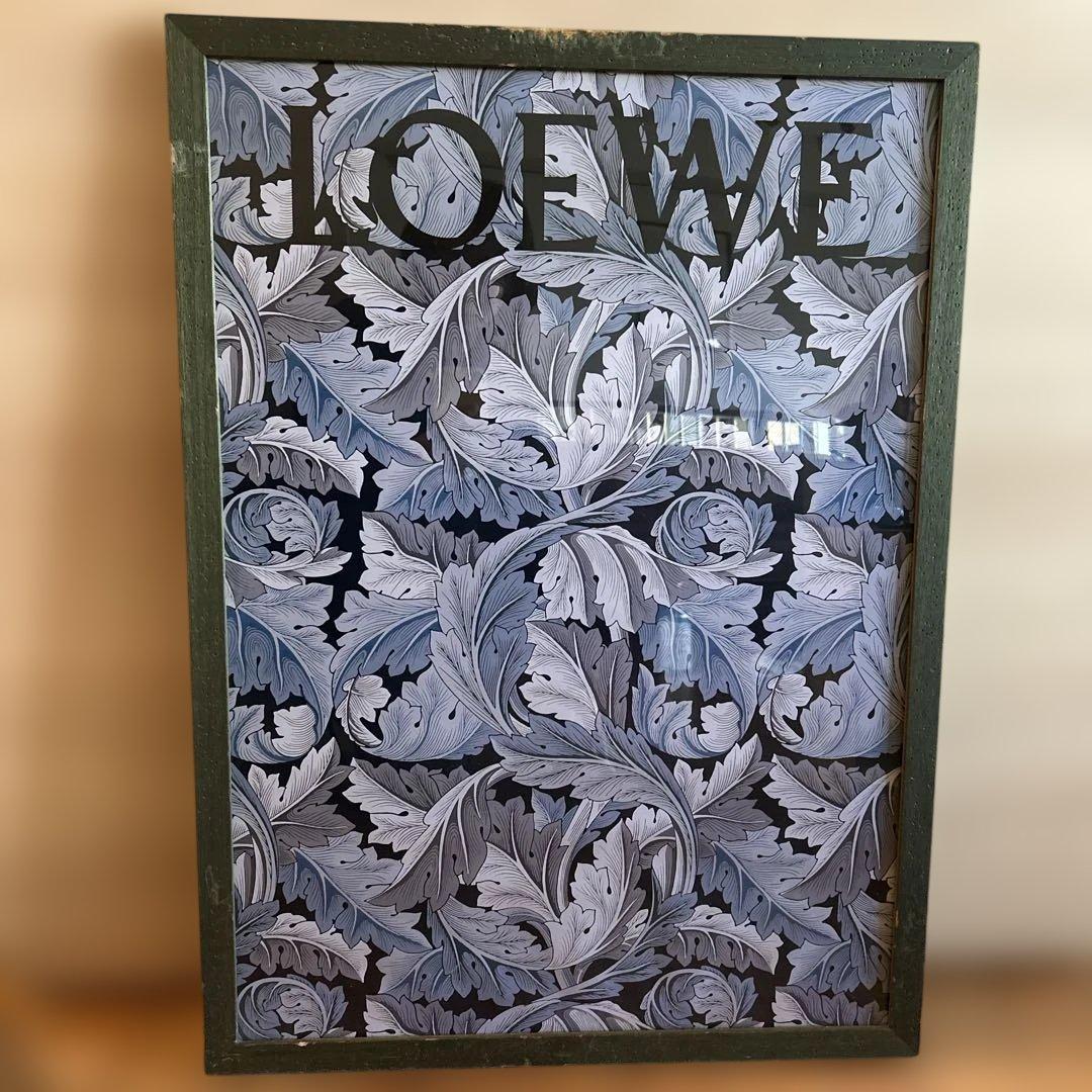 LOEWEロエベウィリアムモリスフローラルポスターフレーム
