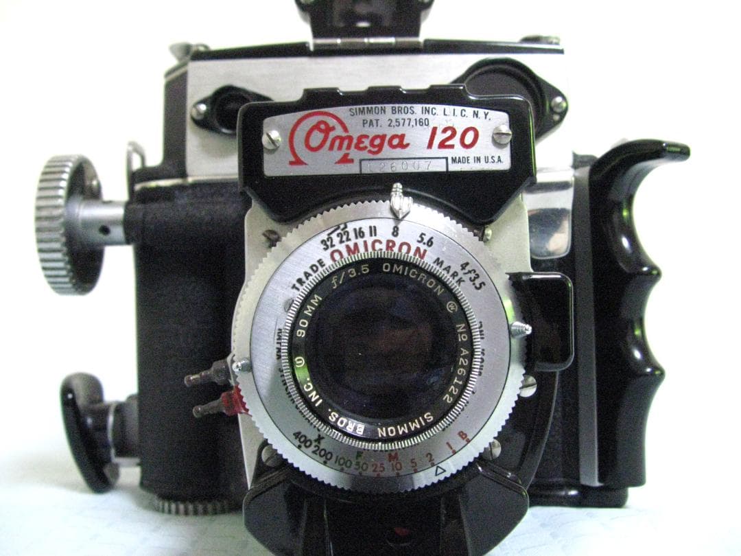 美品★ΩOmega120カメラオミクロンf:3.5/90mm1-1/400秒