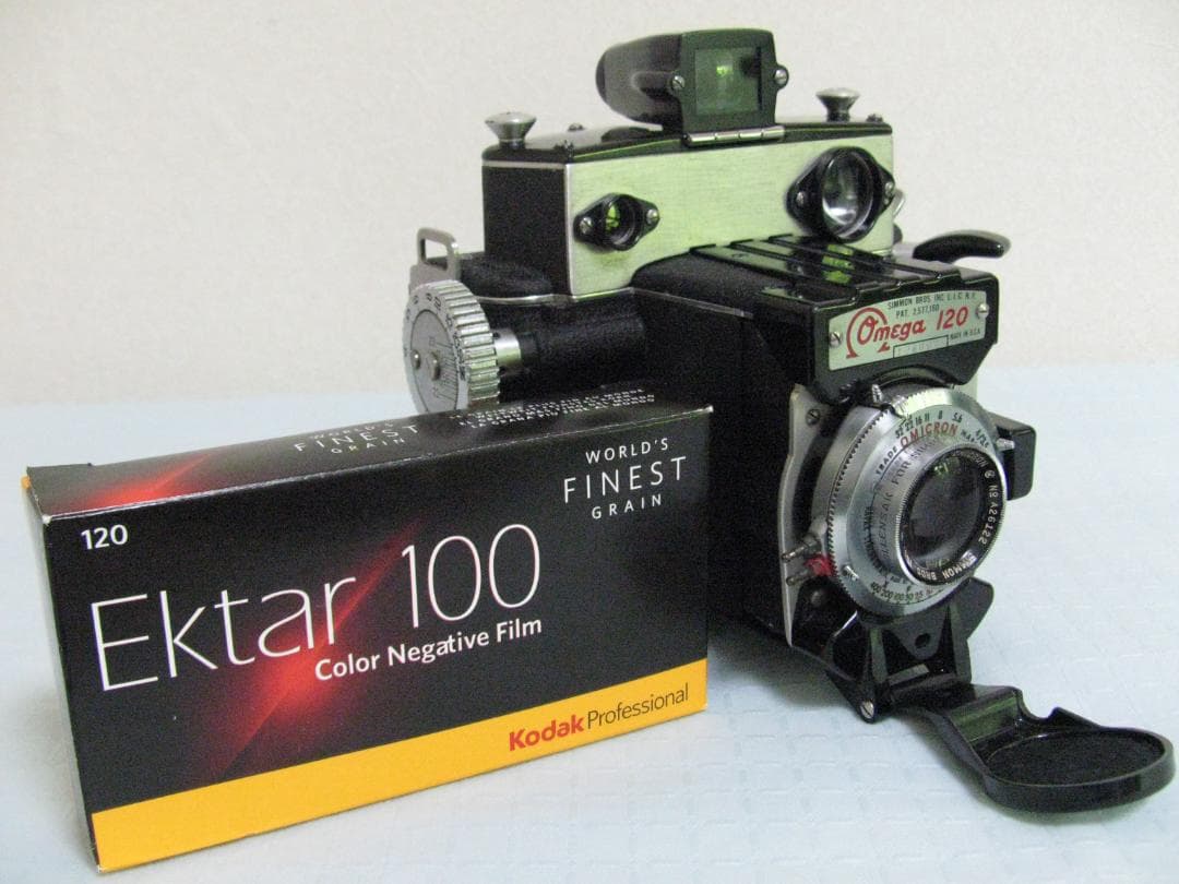 美品★ΩOmega120カメラオミクロンf:3.5/90mm1-1/400秒