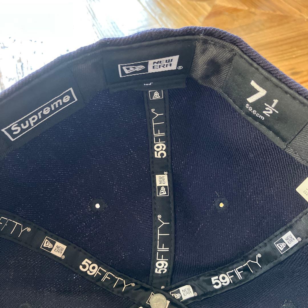 Supreme S Logo New Eraネイビー　7 1/2