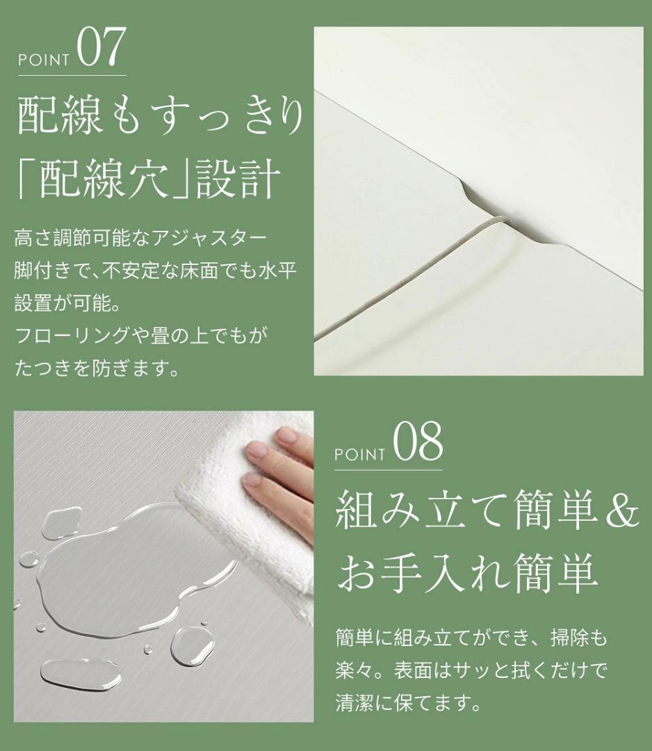 迅速発送！超人気水槽台　三段収納　頑丈なフック付き　アジャスター付　WHITE