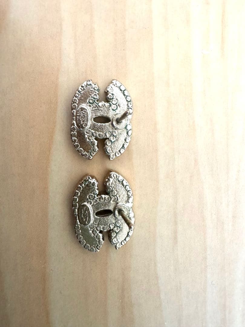 【正規品】お値下CHANEL シャネル ココマーク ピアス ホワイト×ブルー