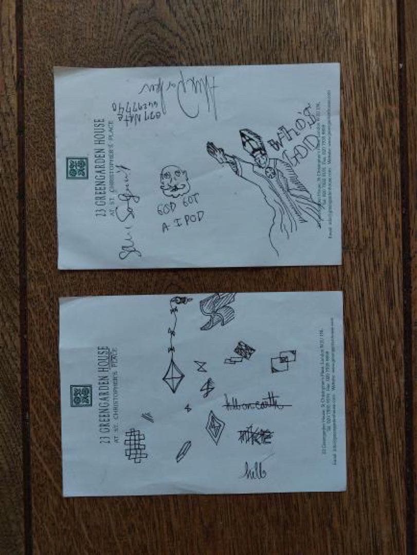 一点物 mark gonzales gonz 直筆原画 supreme シール付