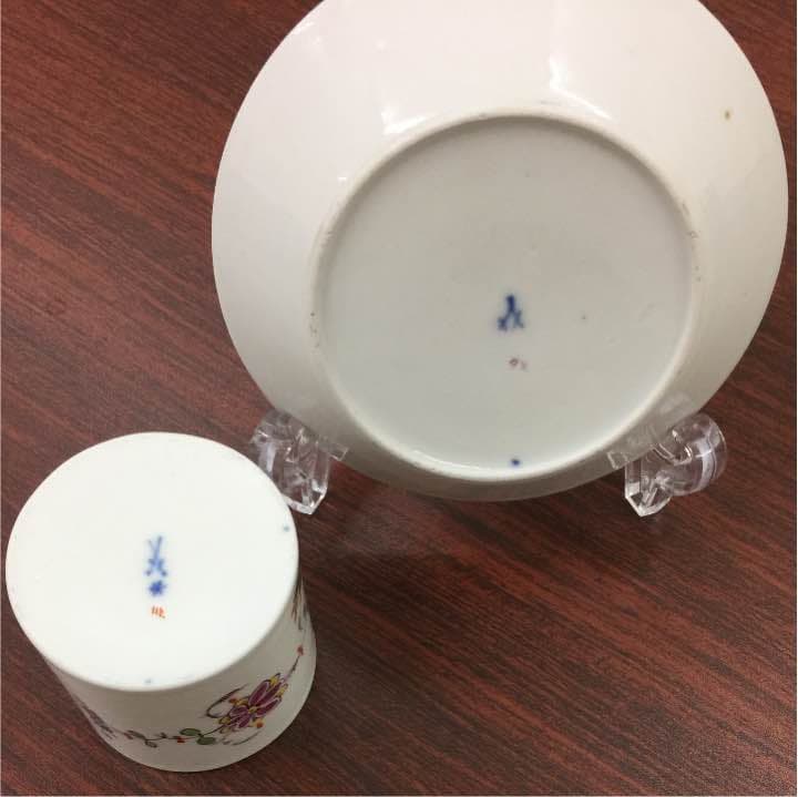 アンティーク マイセン 一級品 マルコリーニ期 竹虎