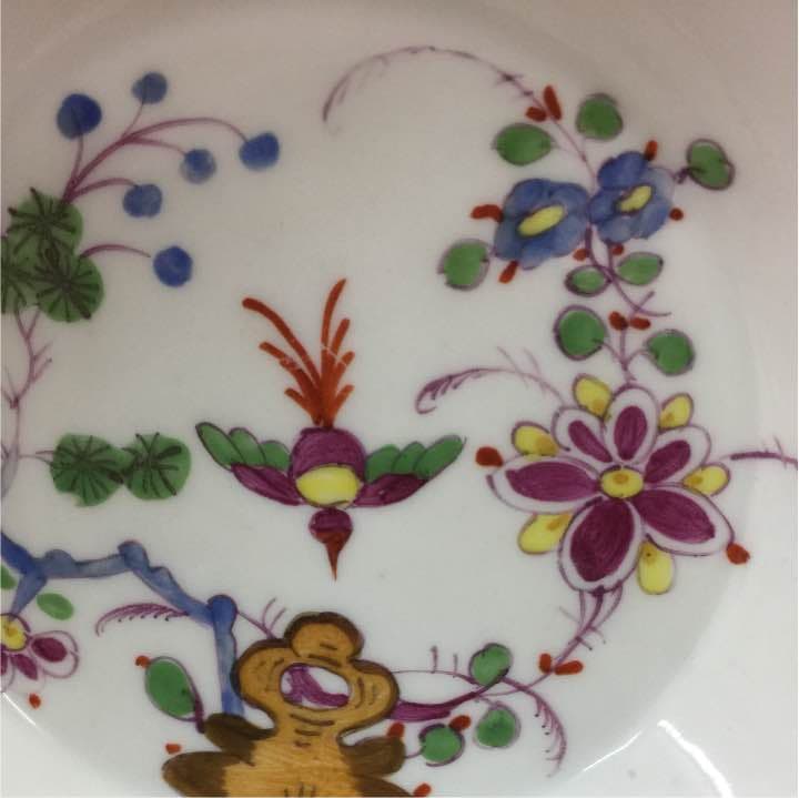 アンティーク マイセン 一級品 マルコリーニ期 竹虎