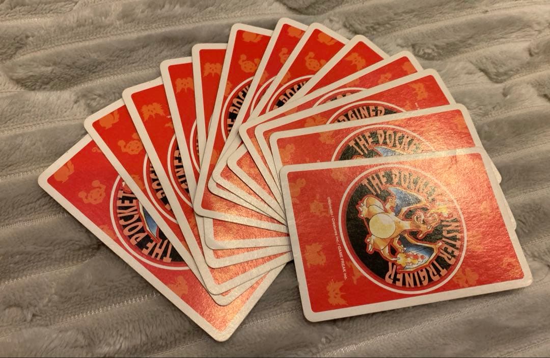 ポケットモンスター　トランプ　赤　レトロ　54枚