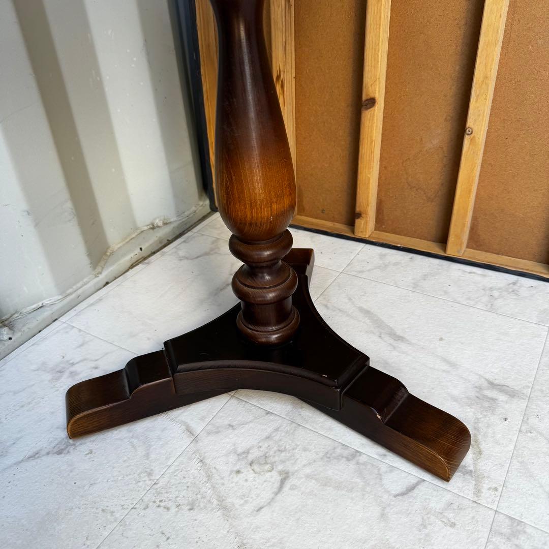 35 良品✨　HIDA 飛騨産業キツツキ ラウンド サイドテーブル ダイニング