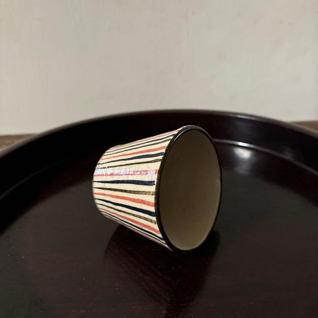 麦藁手蕎麦猪口⑤瀬戸　十草　美濃　古道具　青山二郎　白洲正子　古民芸　酒器　李朝