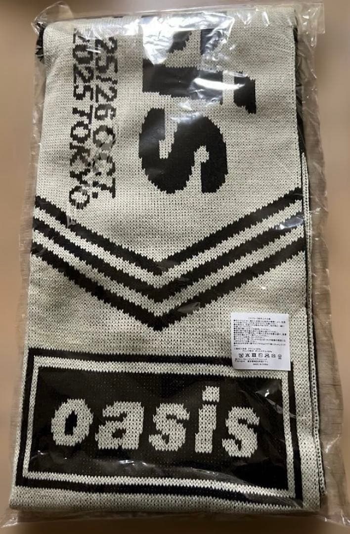 oasis フットボールスカーフ live '25 マフラー　オアシス　新品
