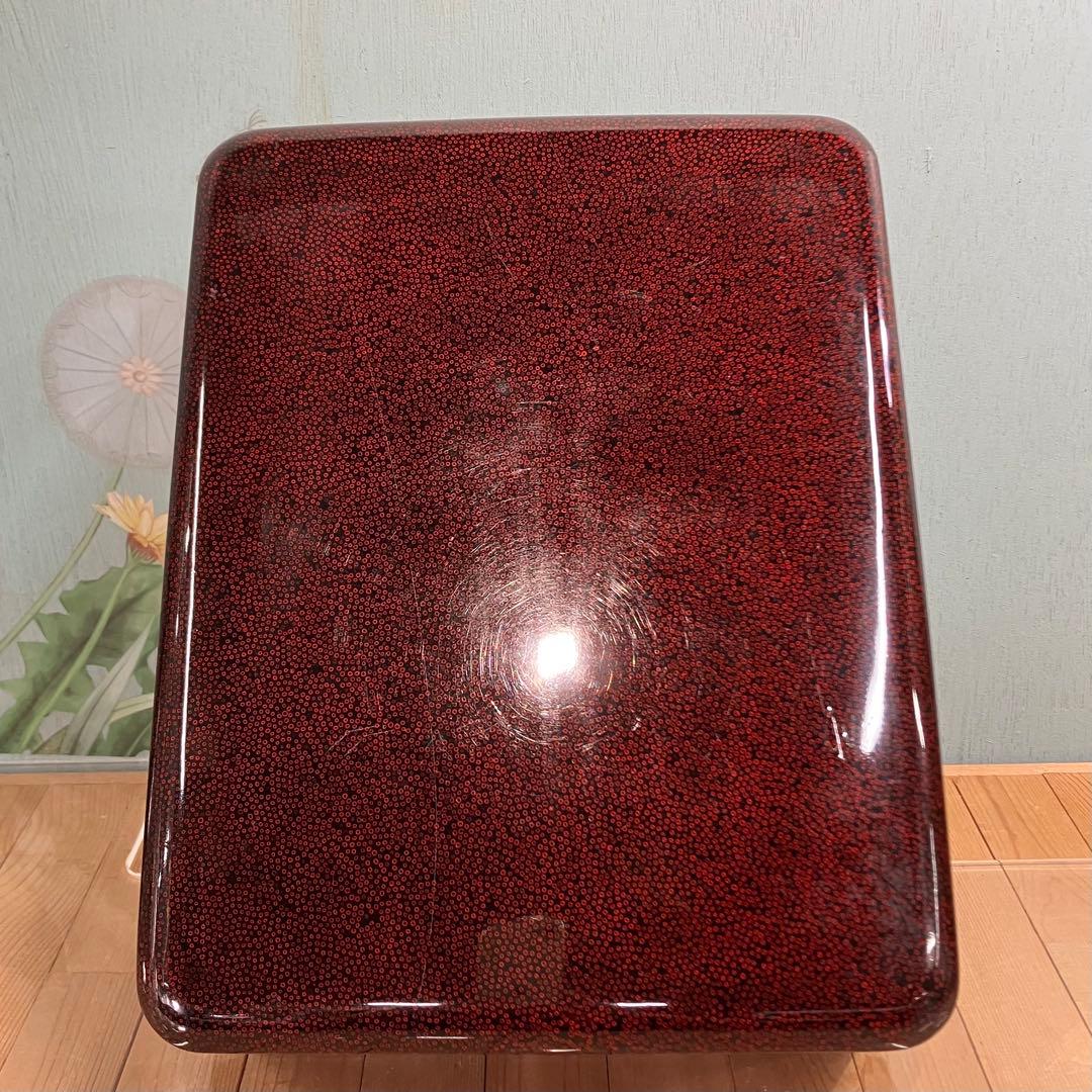 津軽塗の七々子塗　文箱