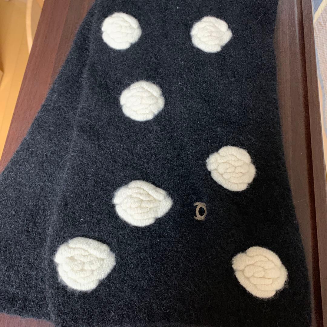 CHANEL カメリア　マフラー