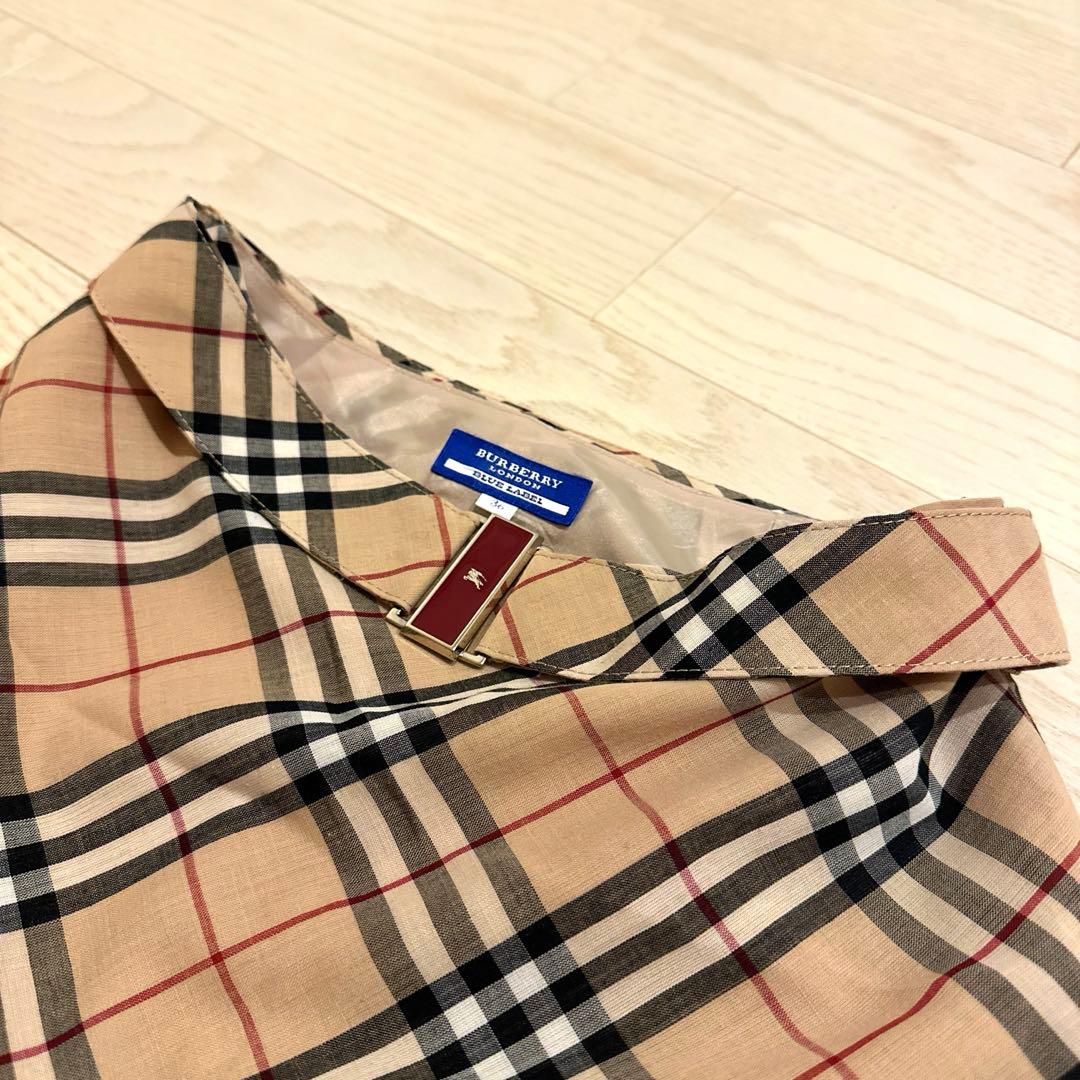 美品 Burberry バーバリー スカート 36 Sサイズ ベージュ