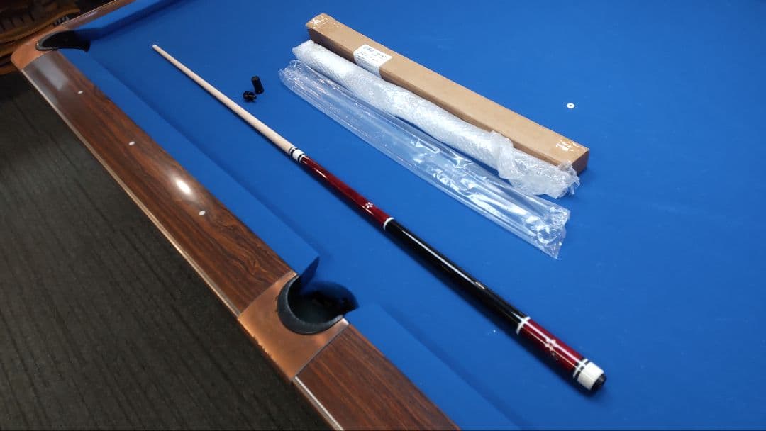 新品　ビリヤード　キュー　桜　インレイ　ラジアルジョイント （別色グレーあり）