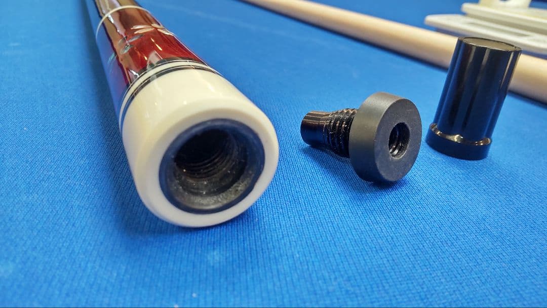 新品　ビリヤード　キュー　桜　インレイ　ラジアルジョイント （別色グレーあり）