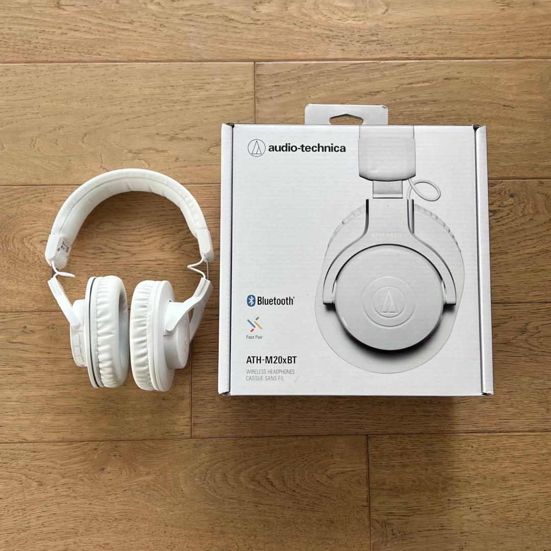ATH-M20xBT WH ワイヤレス ヘッドホン Bluetooth 有線
