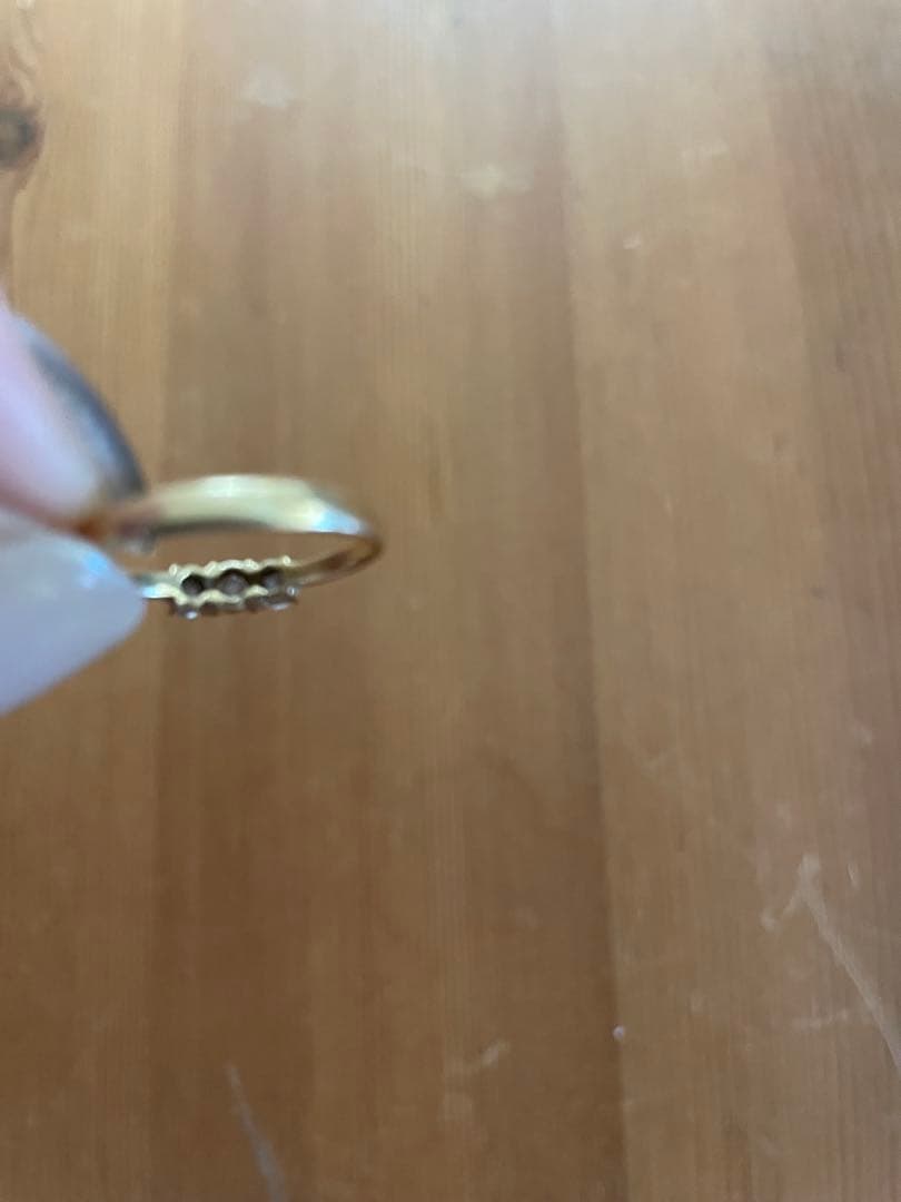 クリスマス特価　高級ダイヤモン 0.27ct k18リング　約8号