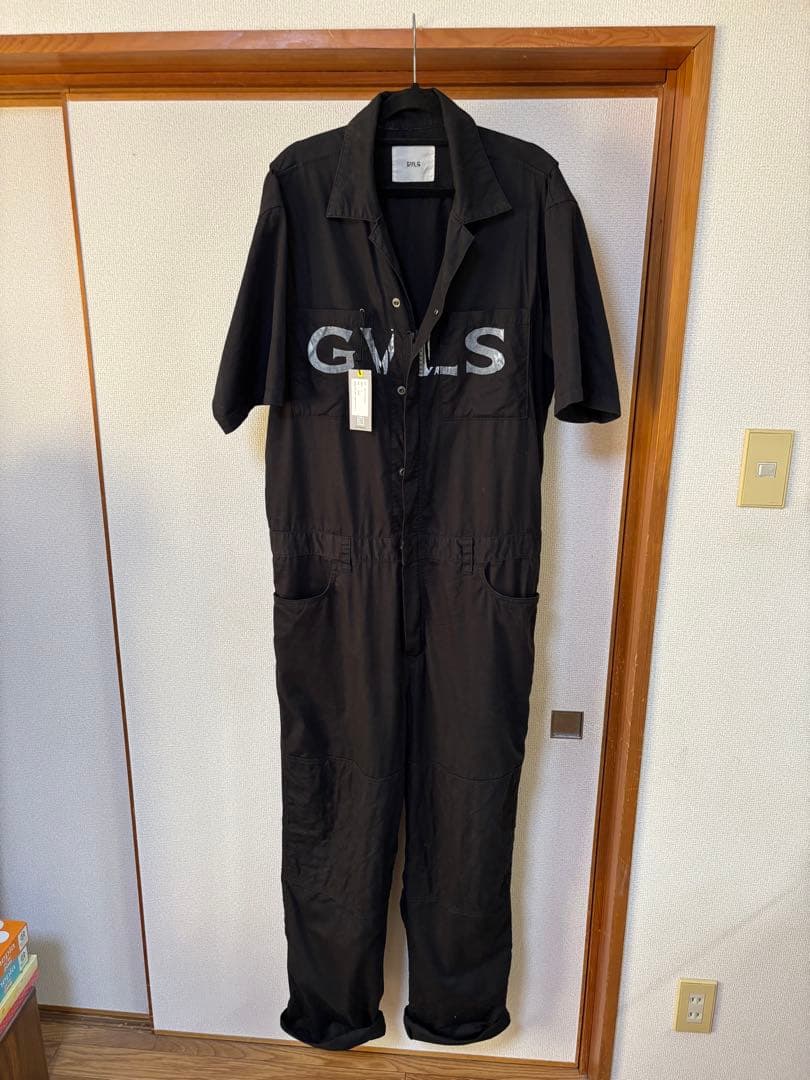 GVLS2025SS ジャンプスーツ　BLACK サイズL