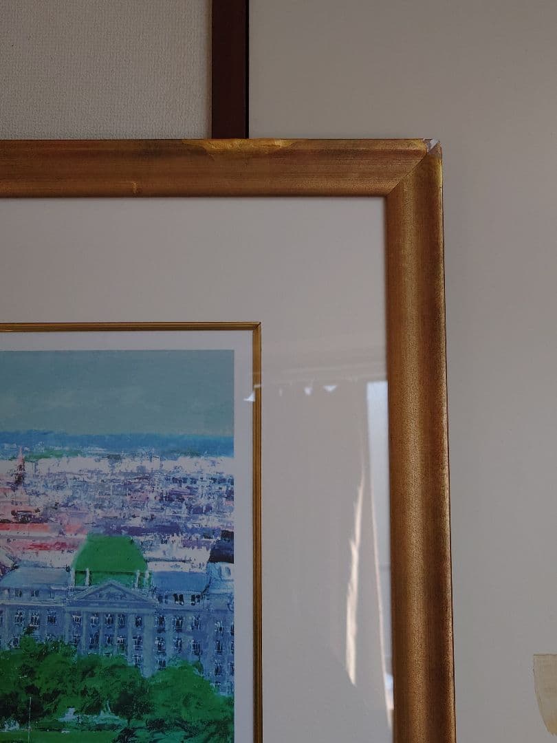 【特別価格、リトグラフ、真作】小田切訓『ドナウの橋』、サイン、エディション入り