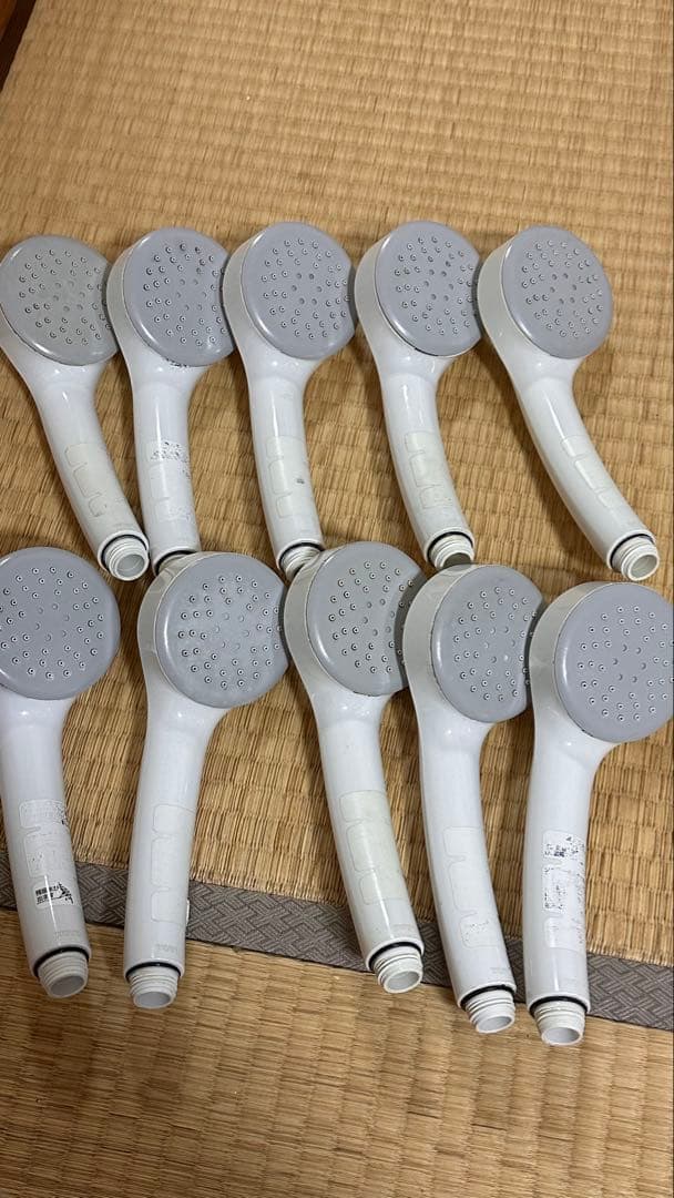 ホワイトシャワーヘッド 10個セット