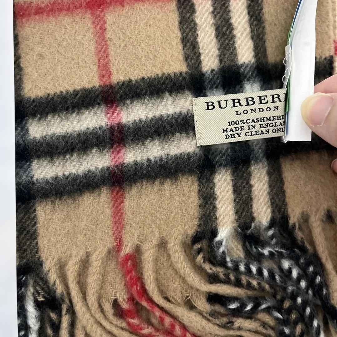 美品✨イギリス製✨バーバリーロンドン　カシミア100%マフラー