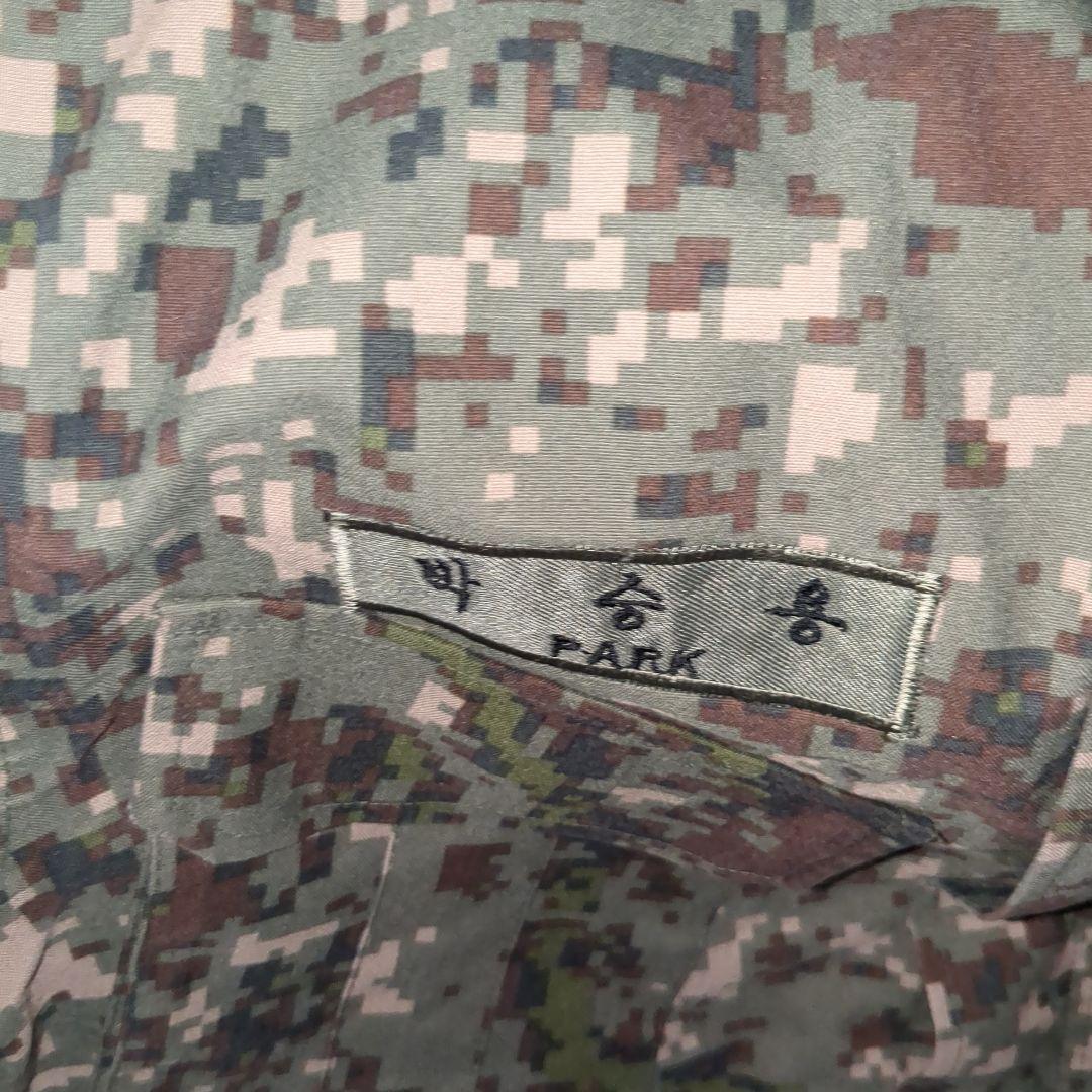 韓国陸軍 デジタル迷彩フィールドジャケット 韓国軍実物　二重生地